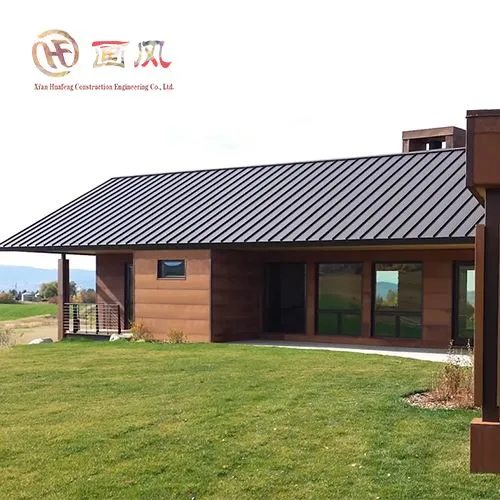 سقف ایوان فلزی درز ایستاده